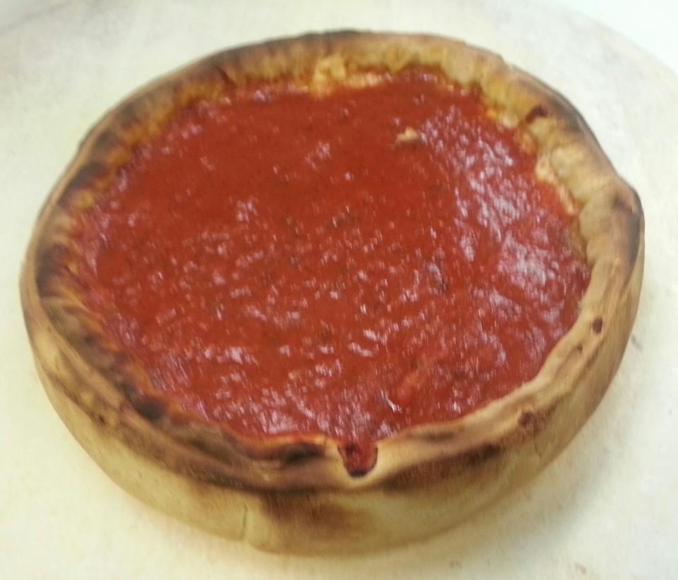 Order Deep Dish Pan Pizza food online from La Gondola  store, Chicago on bringmethat.com