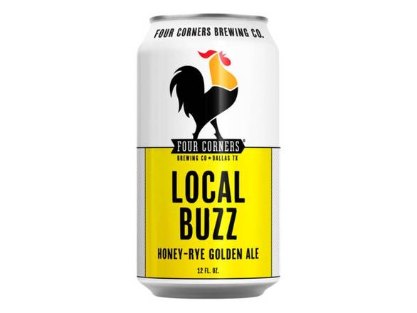Order Four Corners Local Buzz Golden Ale Craft Beer - 6x 12oz Cans food online from Dallas Fine Wine & Spirits Shoppe store, Dallas on bringmethat.com