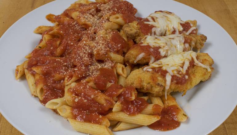Order Chicken Parmigiana Dinner food online from Amato's store, Scarborough on bringmethat.com