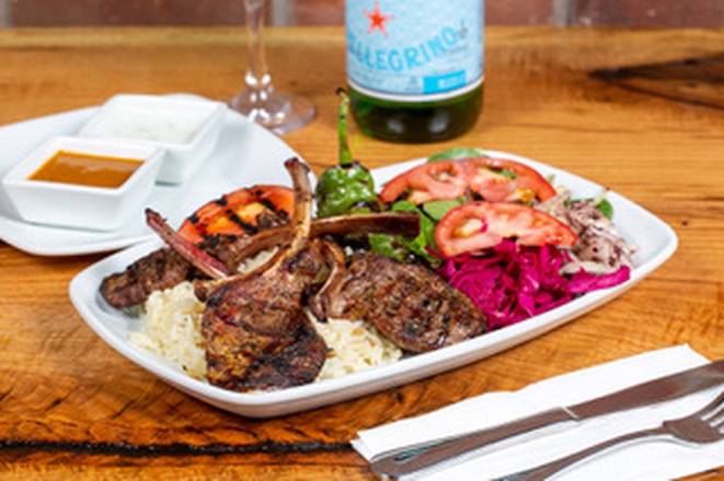 Order Lamb Chops food online from Kapadokya Mediterranean Grill store, South Brunswick on bringmethat.com