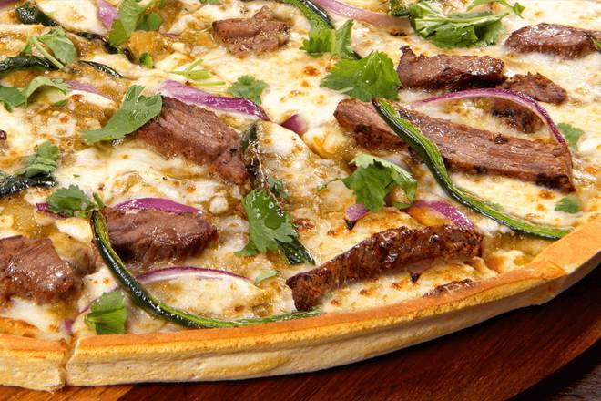 Order Carne Asada "Steak" food online from Pizza Patron store, Fort Worth on bringmethat.com