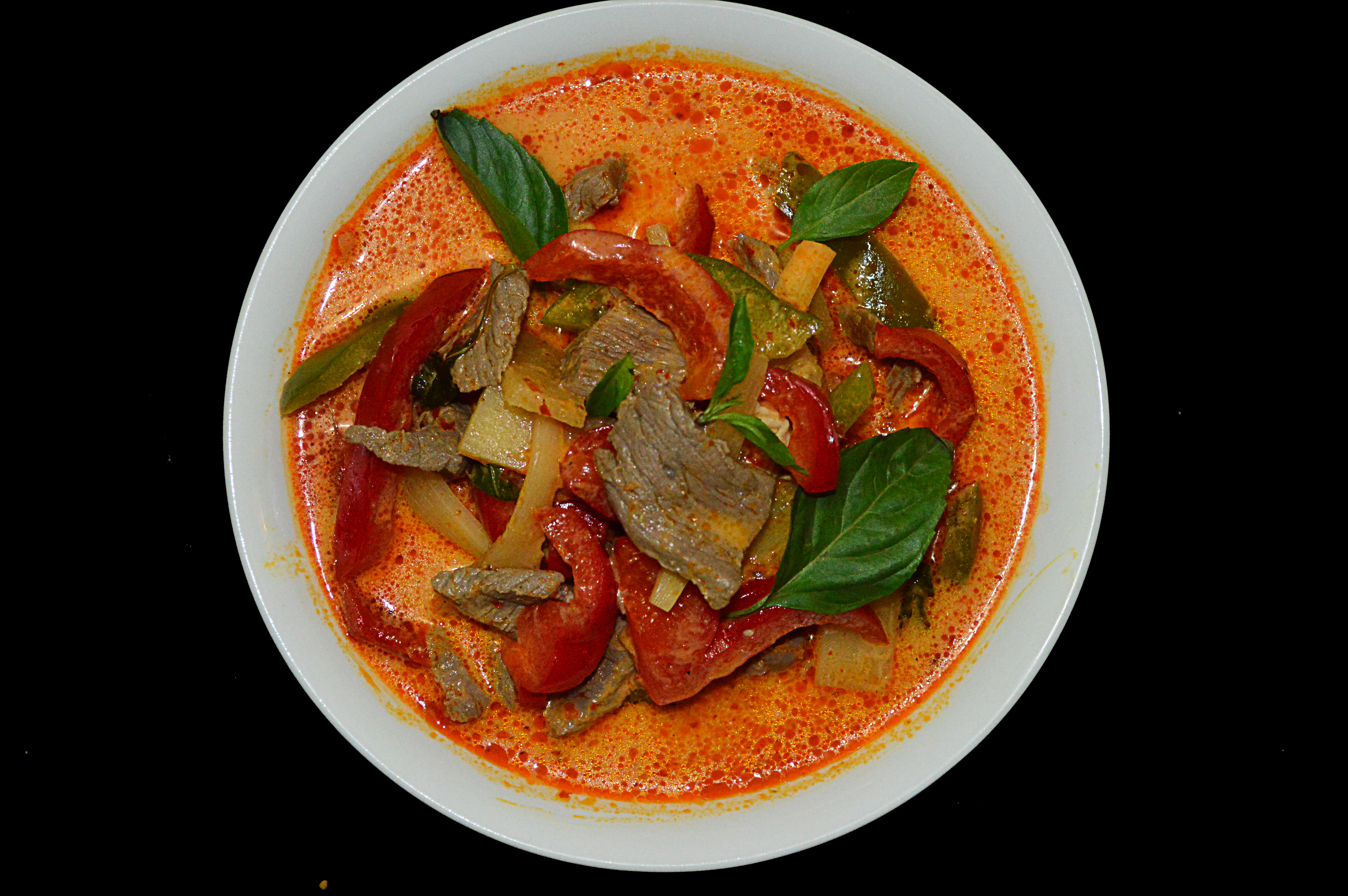 Order Red Curry food online from Thai Thai Cuisine store, Corona on bringmethat.com