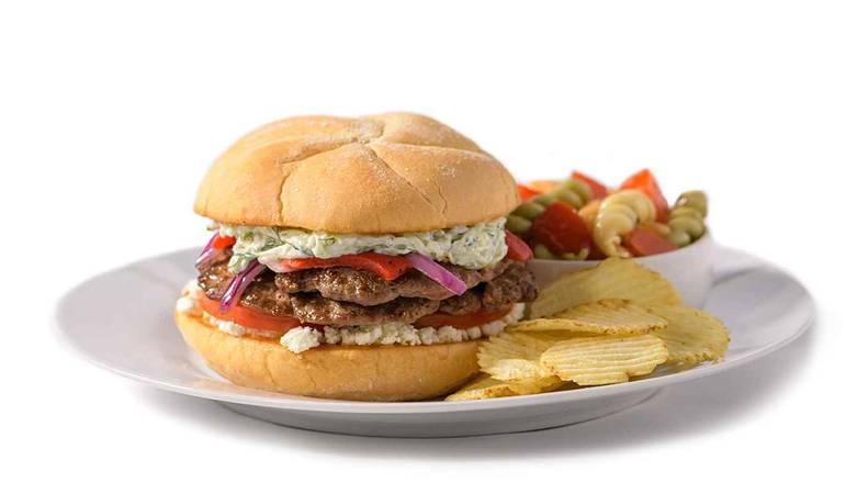 Order Lamb Burger food online from Taziki'S Mediterranean Café store, Atlanta on bringmethat.com