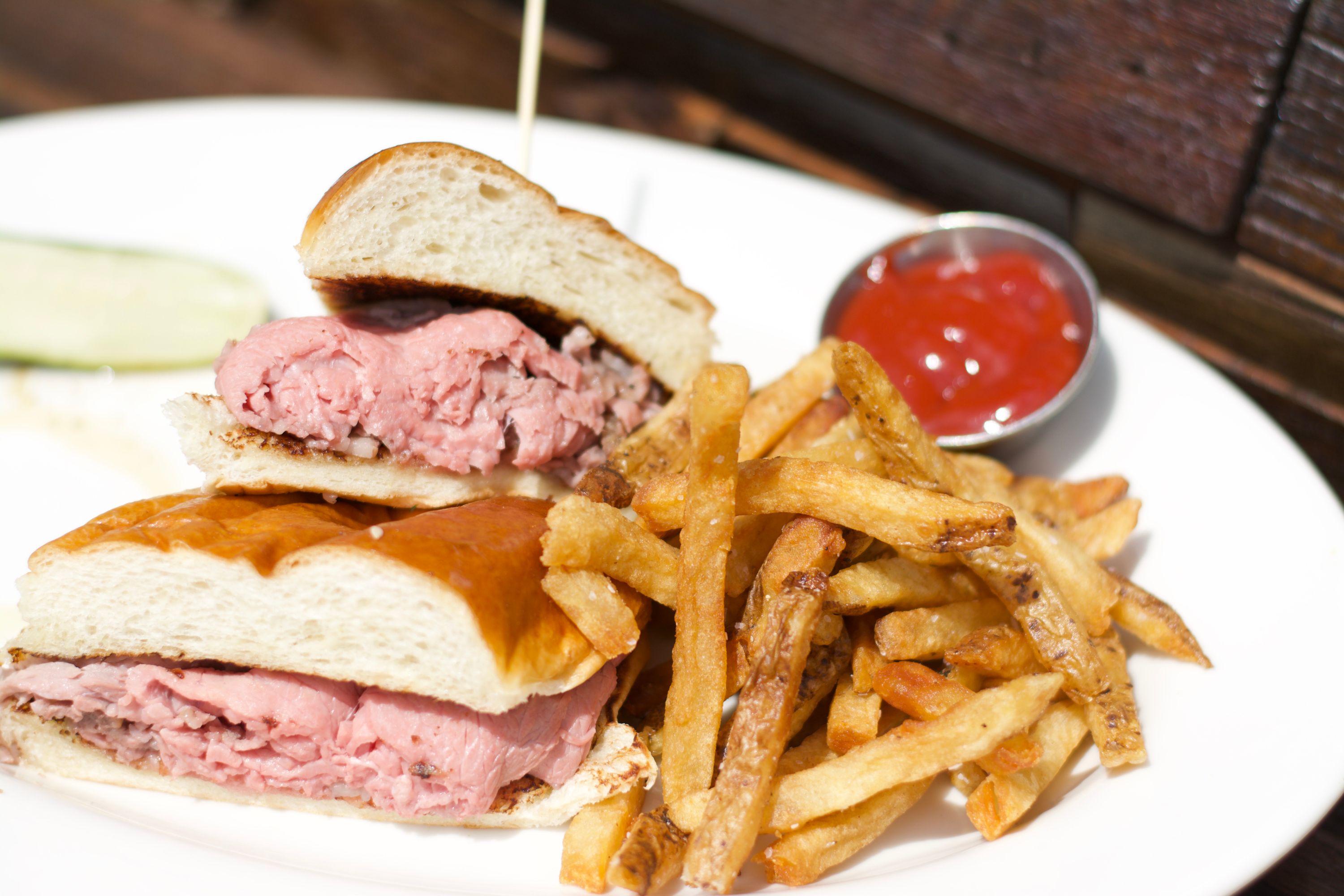 Order Roasted Prime Rib French Dip Sandwich food online from Wildfire store, Lincolnshire on bringmethat.com