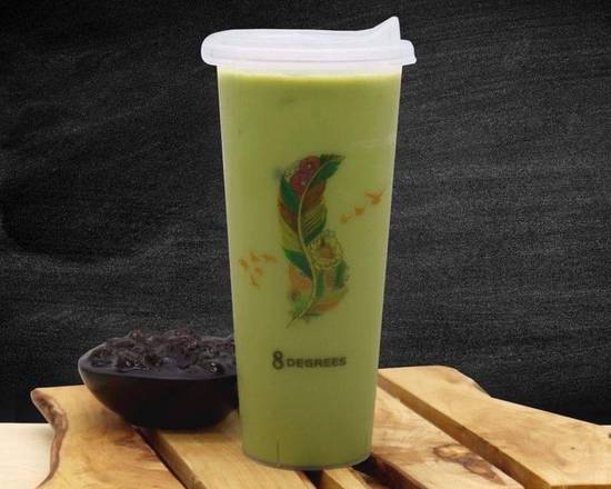 Order Thai Green Milk Tea food online from 8 Degrees Ice Cream & Boba store, Des Moines on bringmethat.com