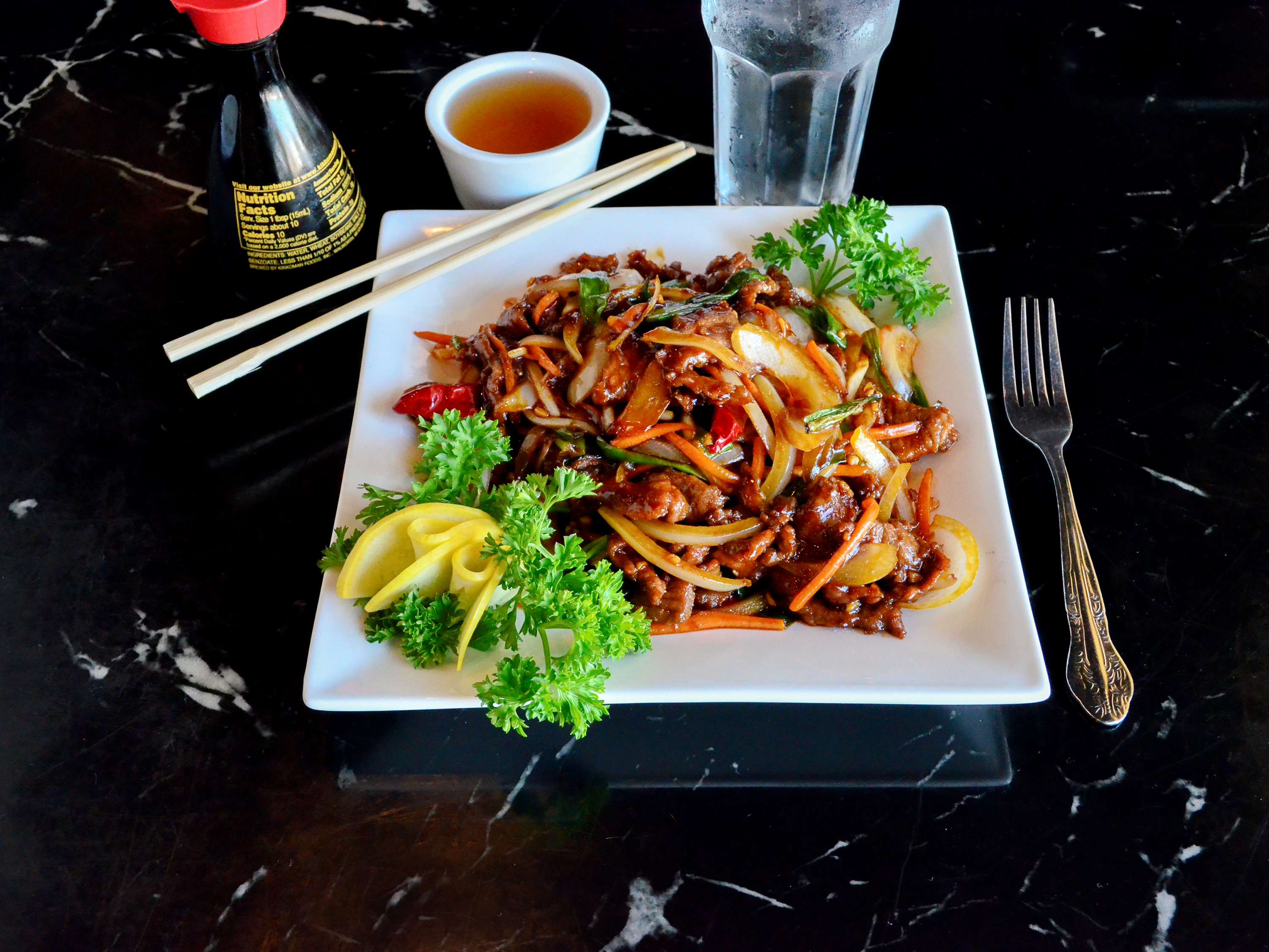 Order Mongolian Beef food online from Jing Jing Chinese Cuisine store, Rocklin on bringmethat.com
