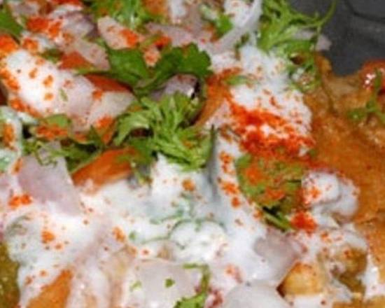 Order Samosa Chaat food online from Mashallah Sweets and Restaurant store, New York on bringmethat.com
