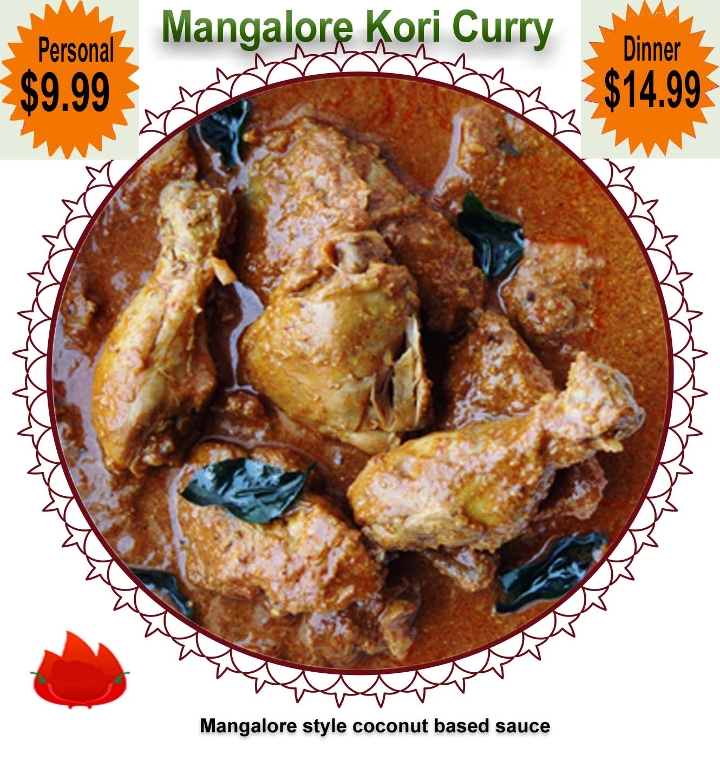 Order L-Mangalore Kori Curry food online from Dakshin Indian Bistro - N Hamilton Rd store, Columbus on bringmethat.com