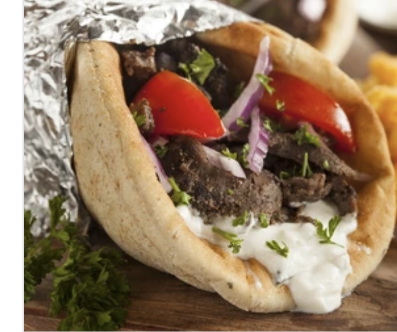 Order LAMB & BEEF GYRO SANDWICH  food online from Turkish Pita Place store, Newark on bringmethat.com