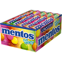 Order Mentos Mixed Fruits food online from Ducky Mart store, Haltom City on bringmethat.com