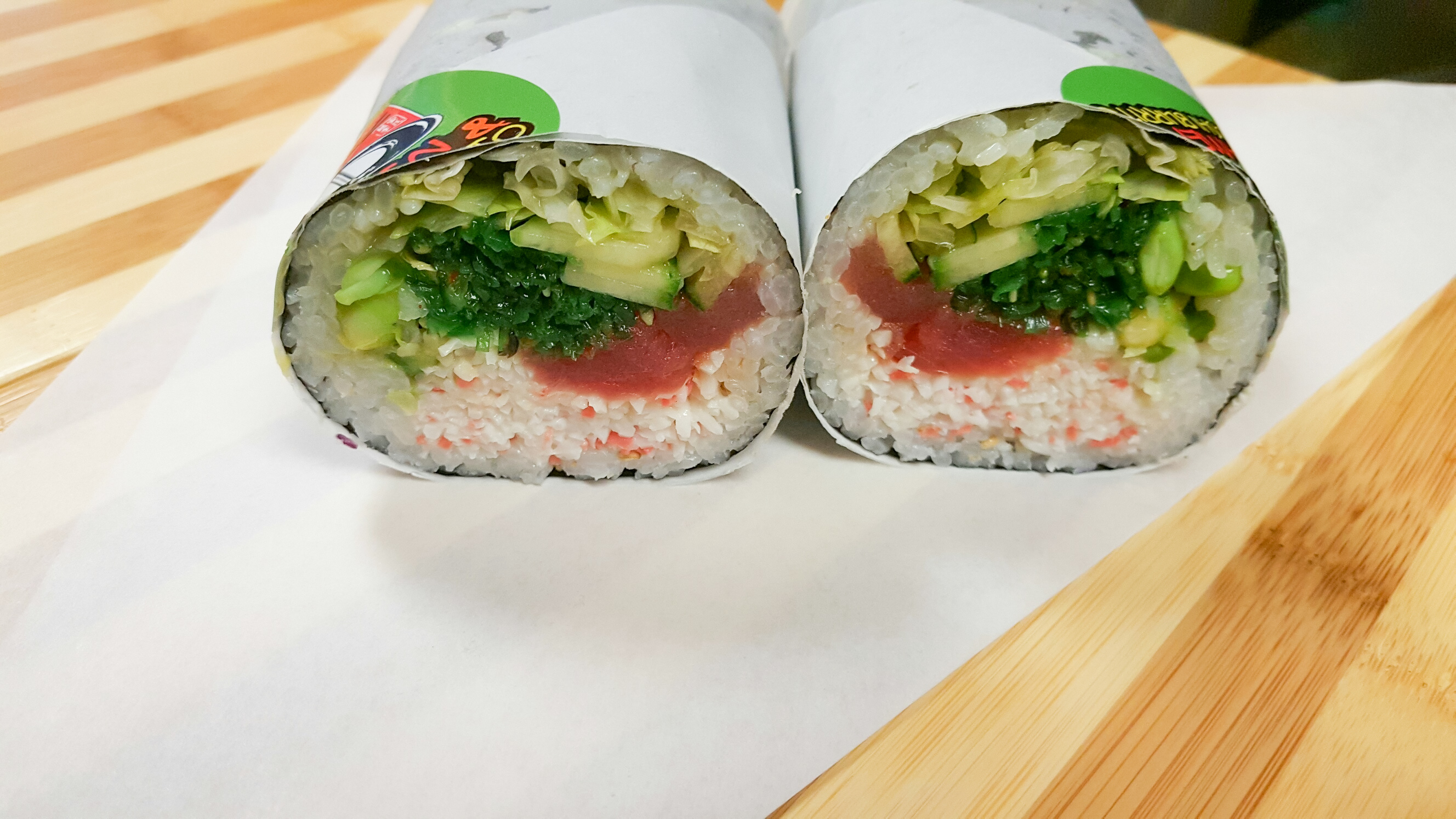 Order 2. Tuna Love Sushi Burrito food online from Zen Ramen and Sushi Burrito store, Clemson on bringmethat.com