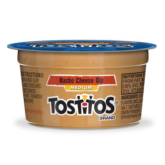 Order Tostitos Nacho Cheese Dip Medium food online from Exxon Food Mart store, Port Huron on bringmethat.com