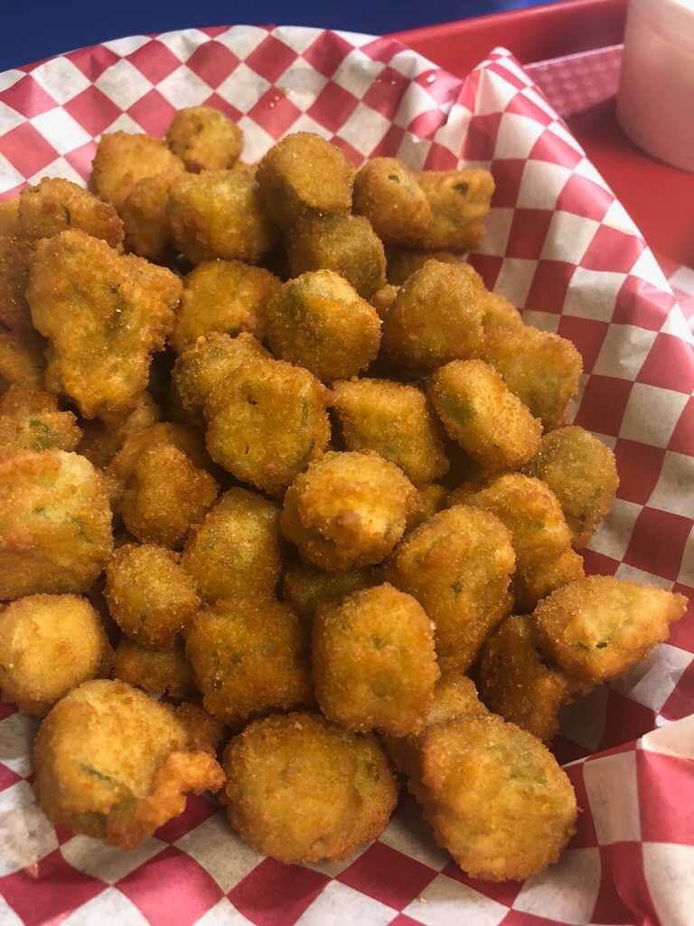Order Fried Okra food online from Sam Southern Eatery store, Springfield on bringmethat.com