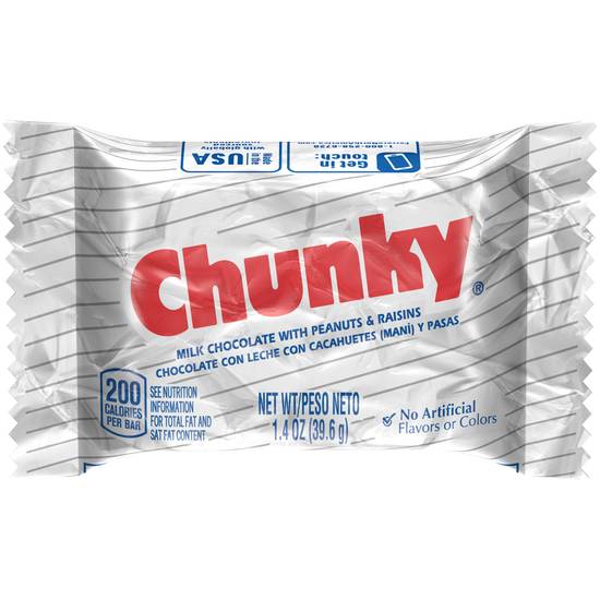 Order Chunky Milk Chocolate with Peanuts & Raisins (1.4 oz) food online from Rite Aid store, Yamhill County on bringmethat.com