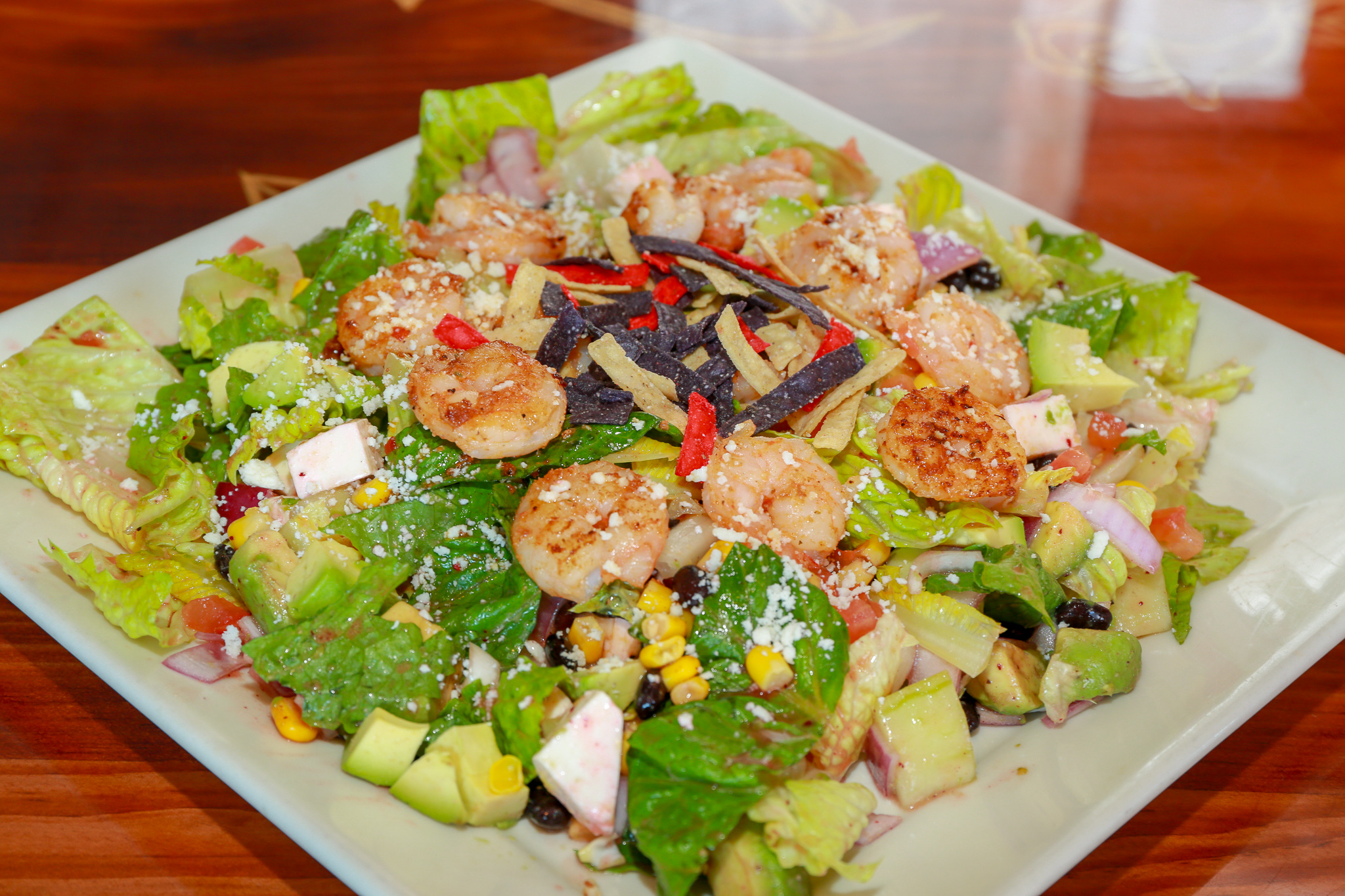 Order La Flaka Salad Shrimp food online from El Tapatio store, Rocky Mount on bringmethat.com
