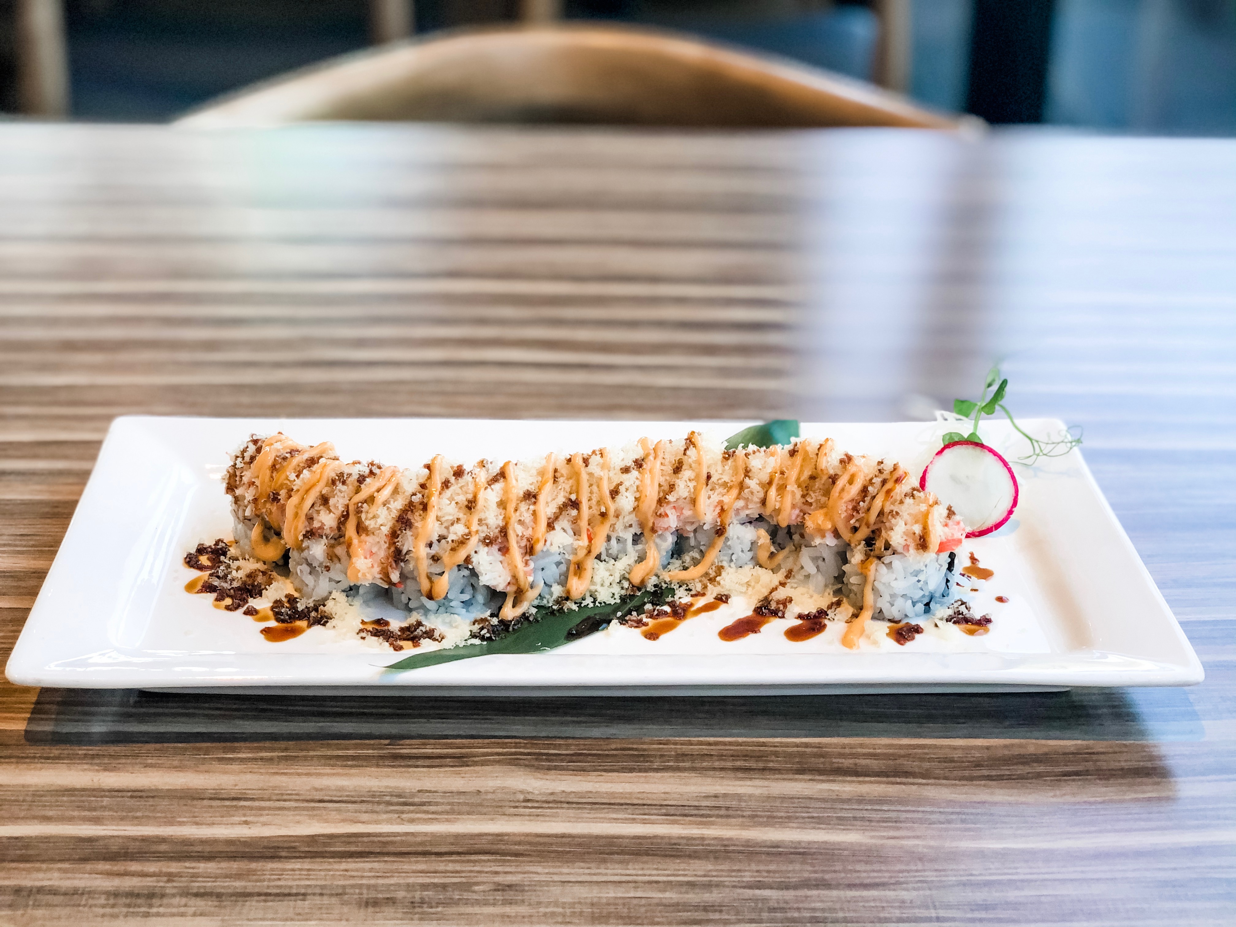 Order Super Crunchy Roll food online from Top Sushi store, Missouri City on bringmethat.com