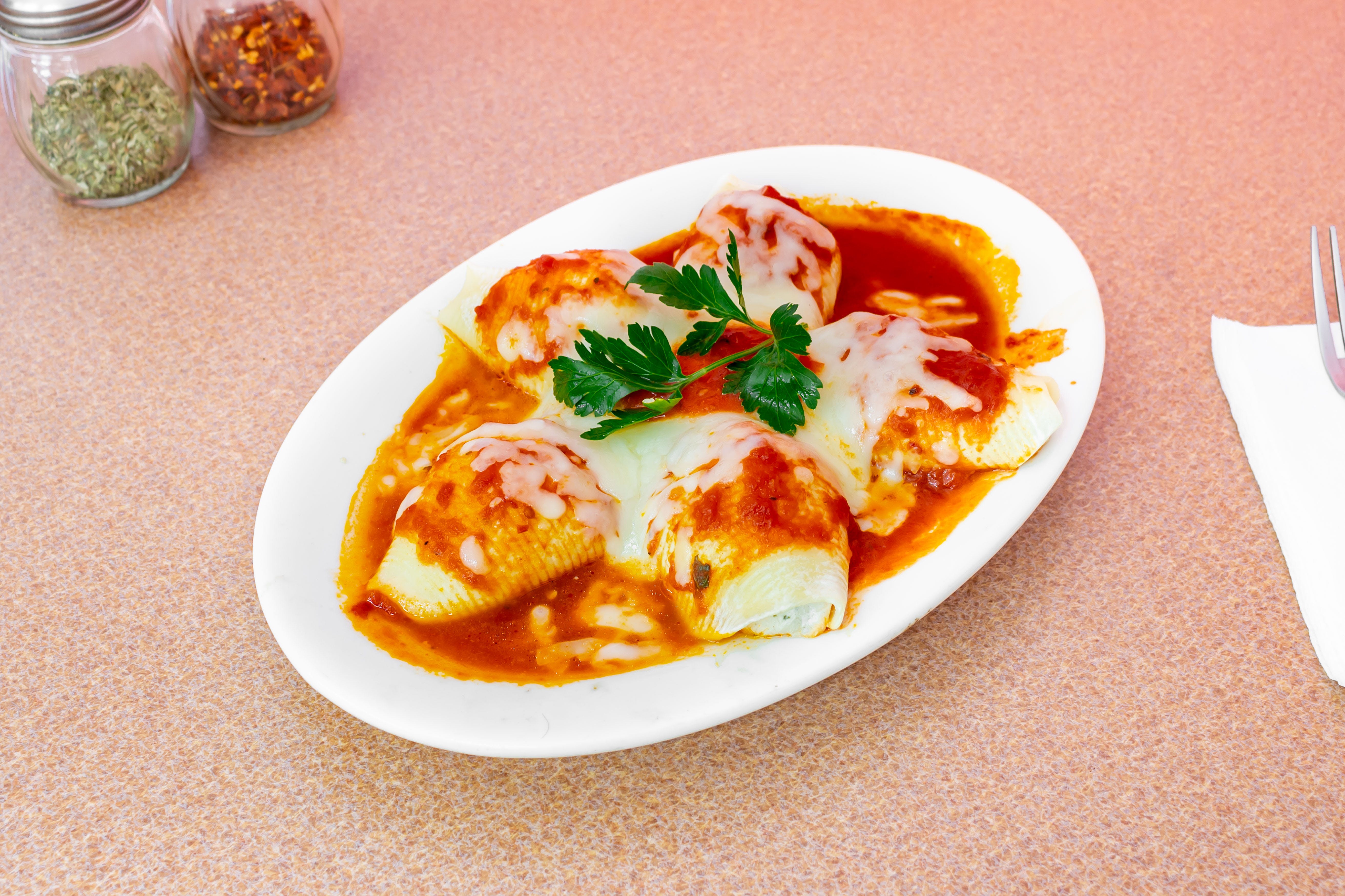 Order Stuffed Shell - Pasta food online from I Love NY Pizza store, Yonkers on bringmethat.com