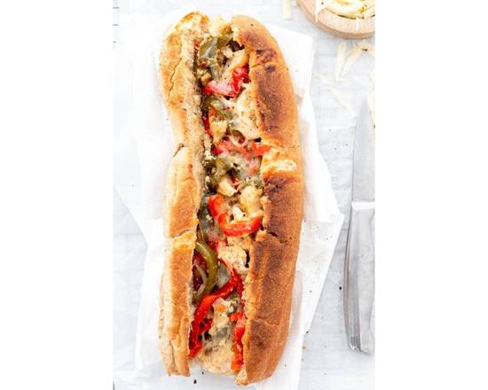 Order Chicken Philly Cheese Steak food online from Kalo Café store, Stamford on bringmethat.com
