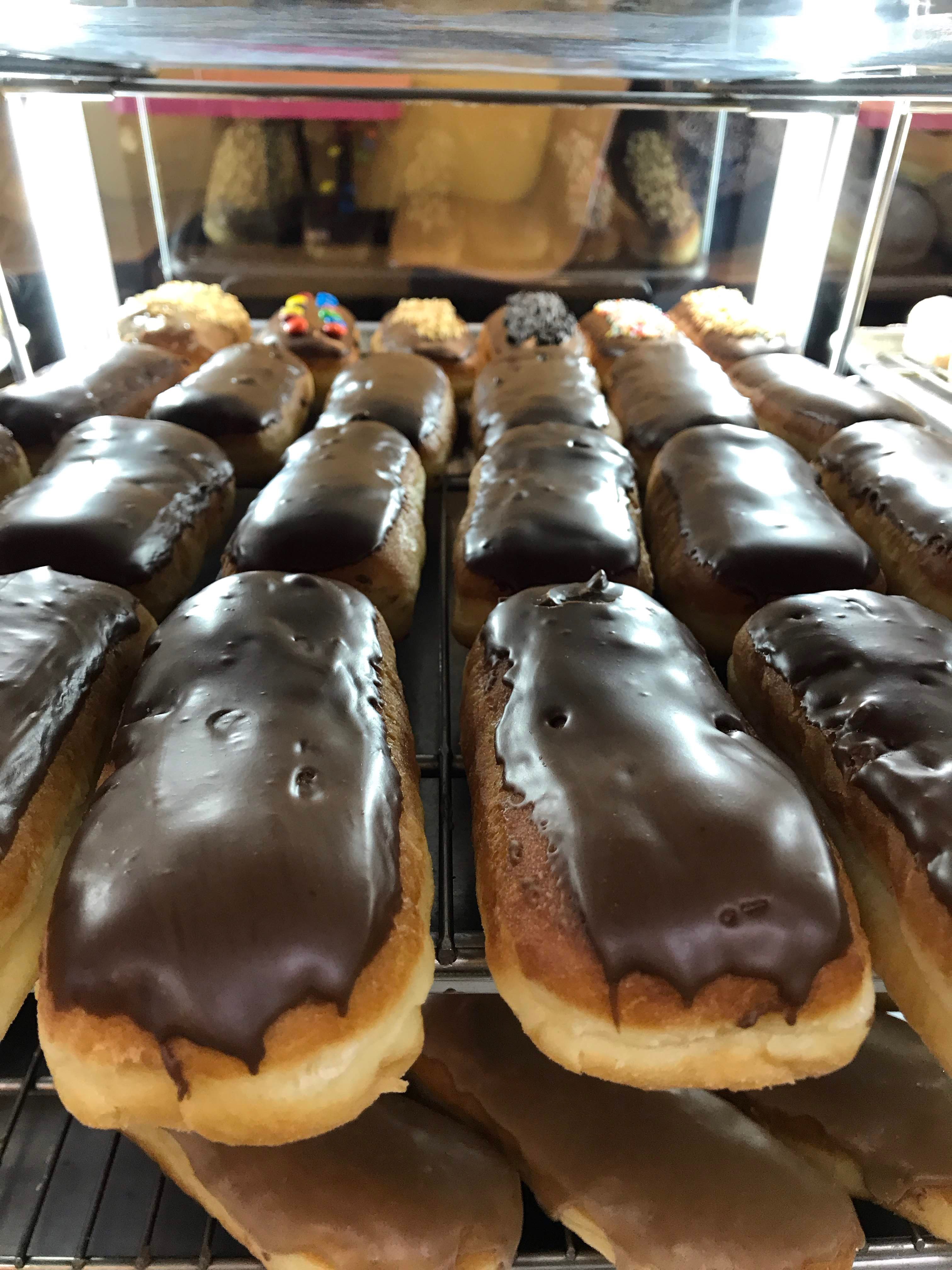 Order Chocolate Bar Donut food online from Ontario Donuts store, Ontario on bringmethat.com