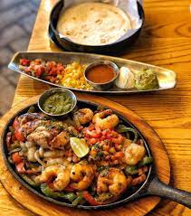 Order Shrimp Fajitas  food online from Country House Cafe store, Terrell on bringmethat.com