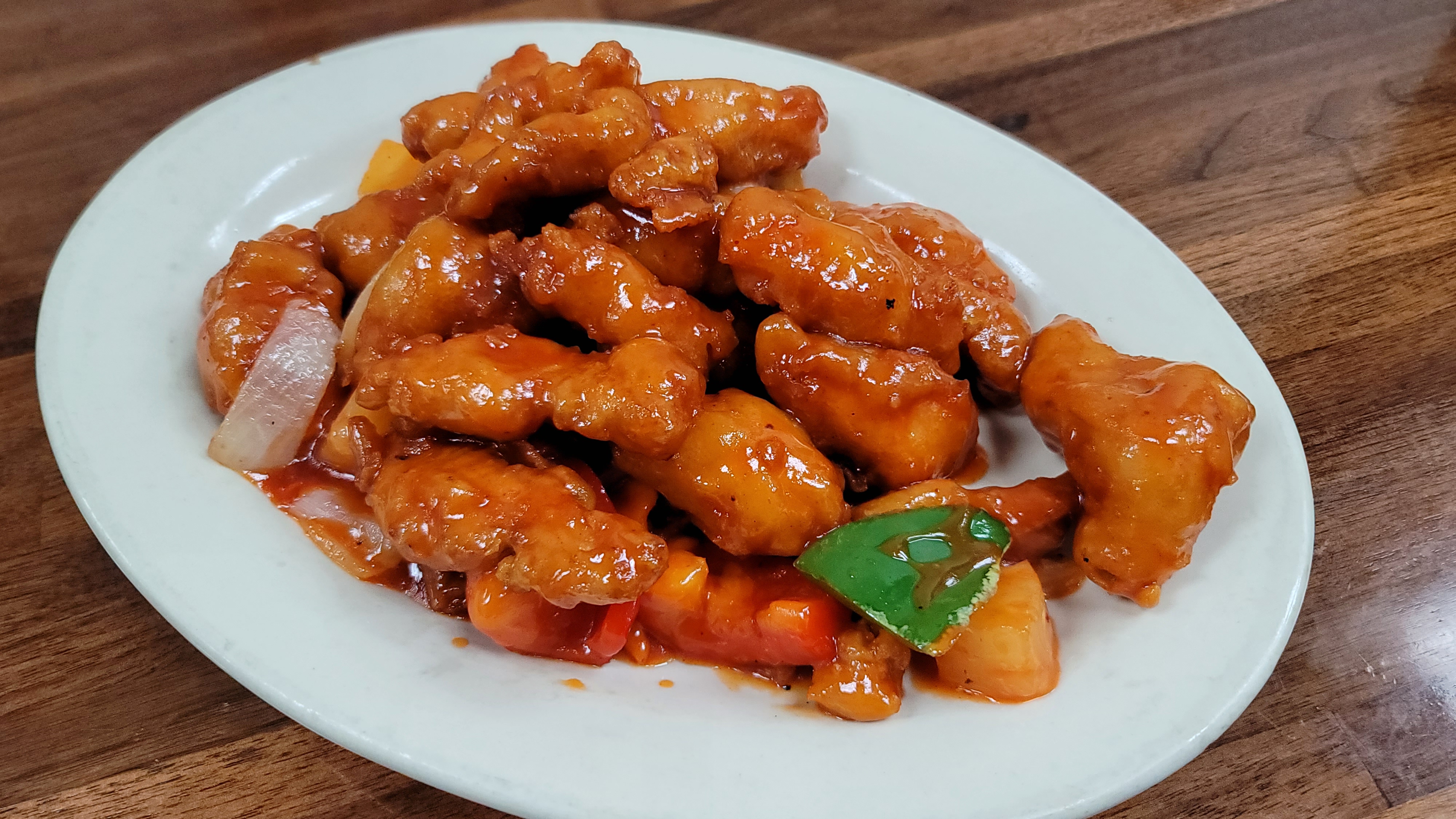 Order Sweet & Sour Chicken food online from China Cafe store, Austin on bringmethat.com