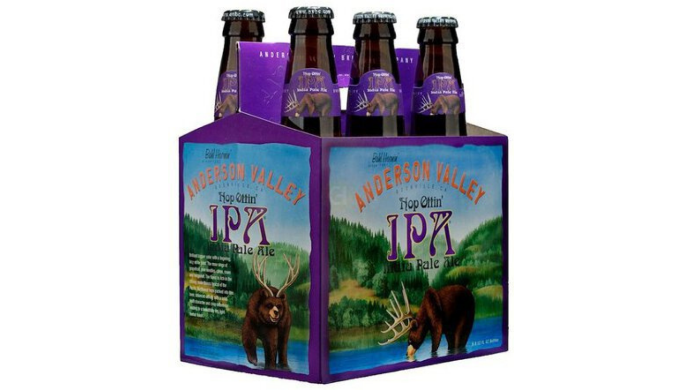 Order Anderson Valley Hop Ottin' I.P.A. 6 Pack 12oz Bottles food online from Robert Market store, Los Angeles on bringmethat.com