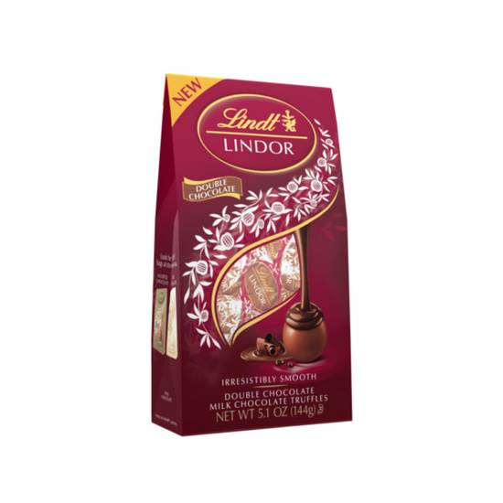 Order Lindt Lindor Milk Chocolate Truffle Double Chocolate (5.1 oz) food online from Rite Aid store, Eugene on bringmethat.com