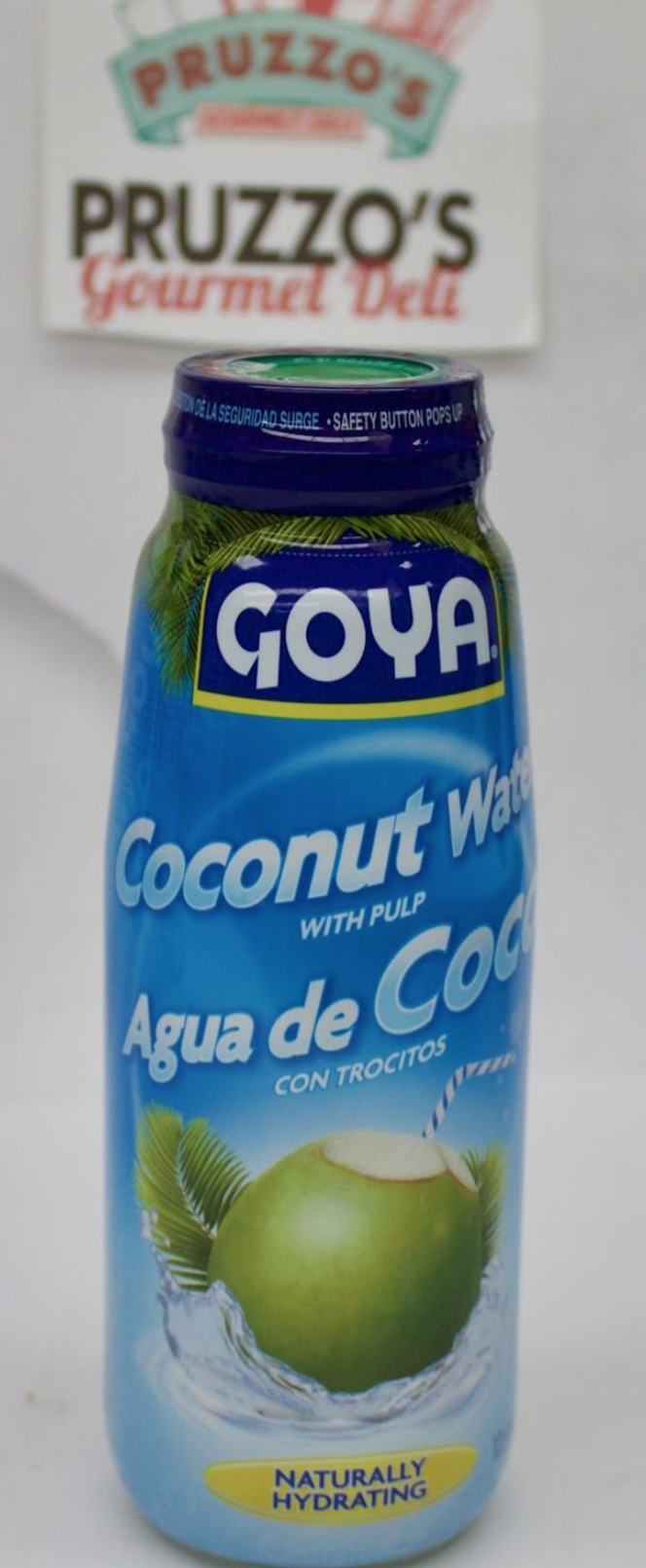 Order Goya Coconut Water with Plum 13.5 oz food online from Pruzzo store, Bronx on bringmethat.com