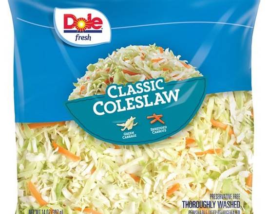 Order Dole Classic Coleslaw (14 oz) food online from Ctown Supermarkets store, Uniondale on bringmethat.com