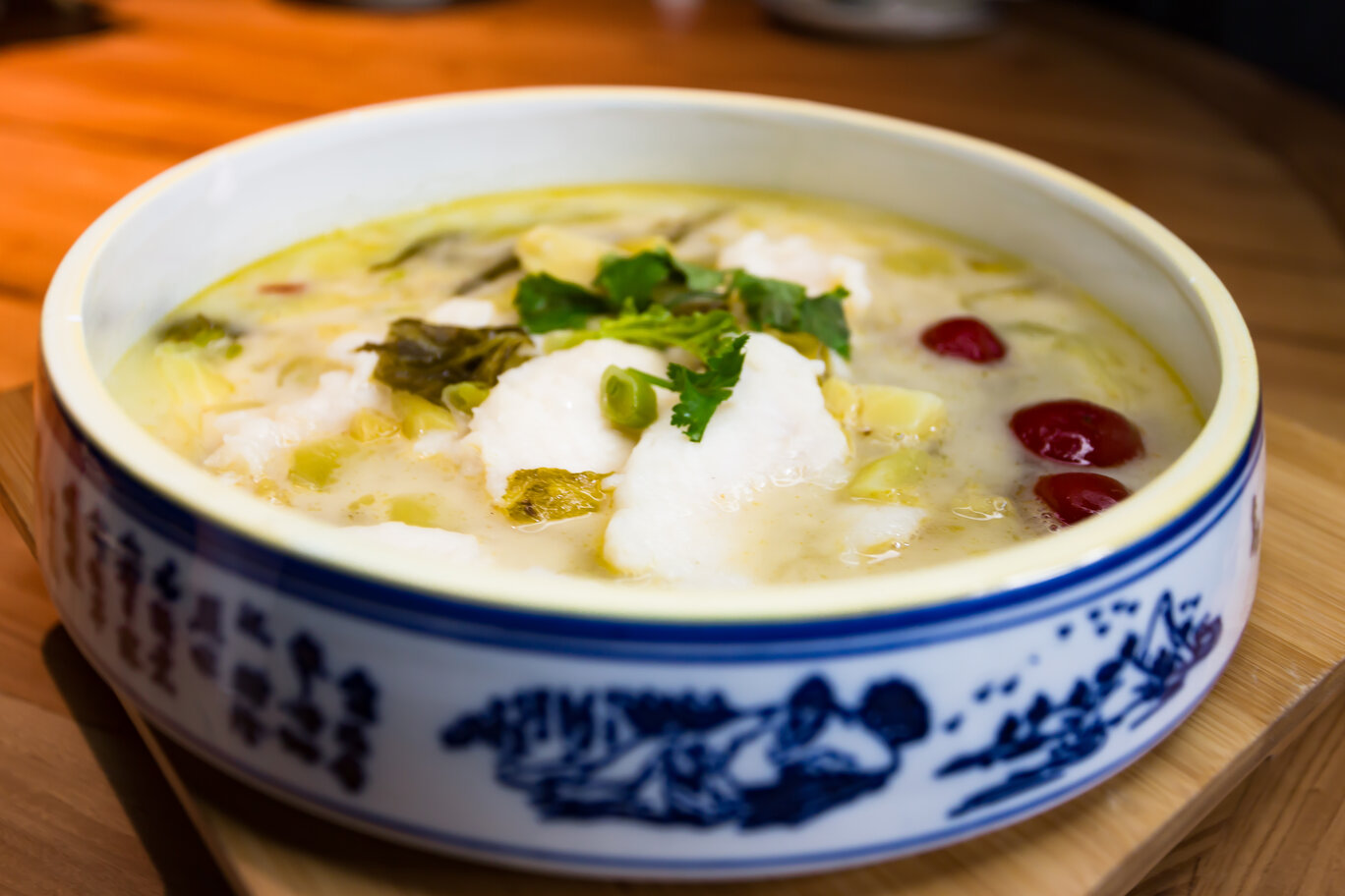 Order Famous Chengdu Fish Soup food online from O Mandarin Restaurant store, Hartsdale on bringmethat.com