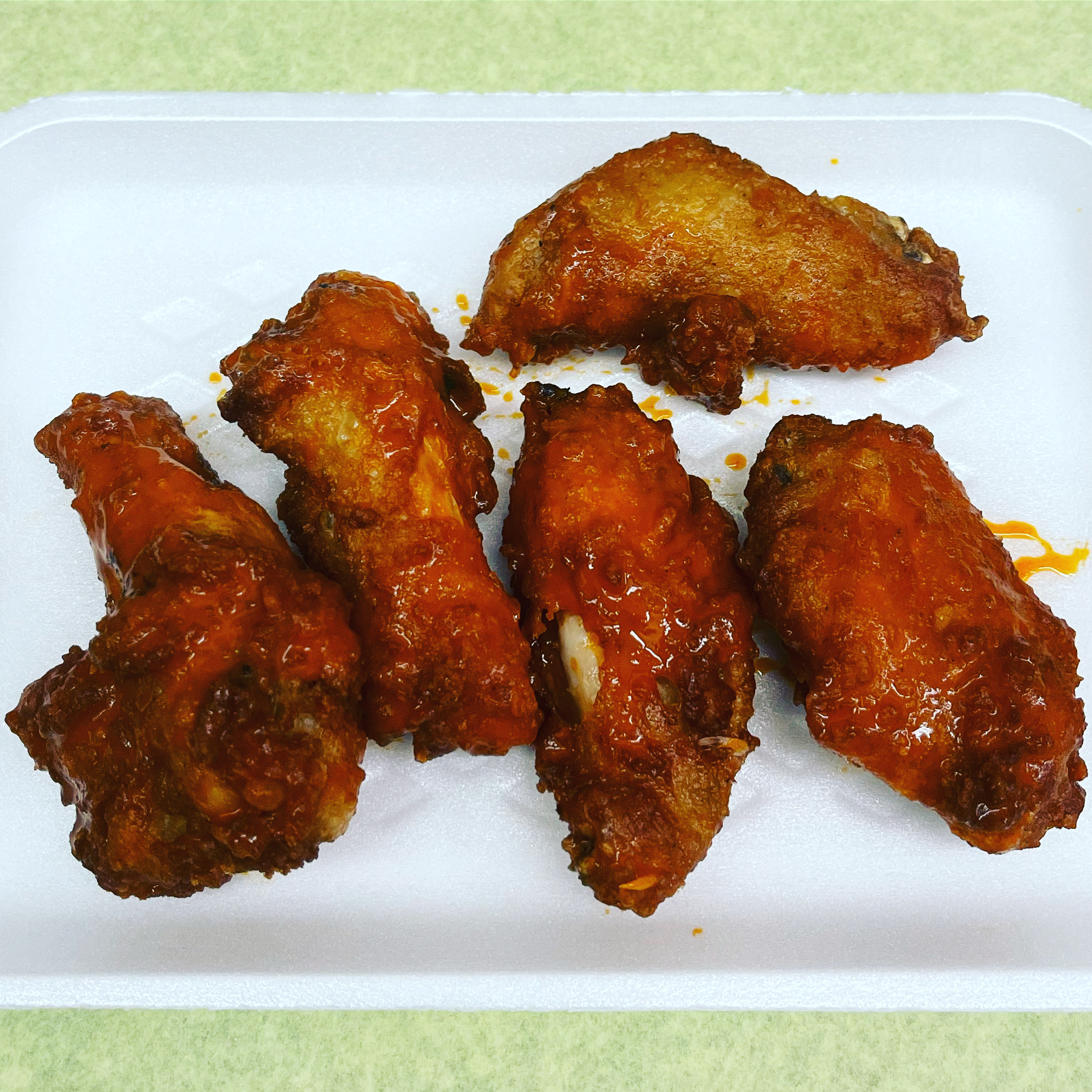 Order IndiMex Buffalo Wings (5pc) food online from Indimex Eats Indian Restaurant store, Los Angeles on bringmethat.com
