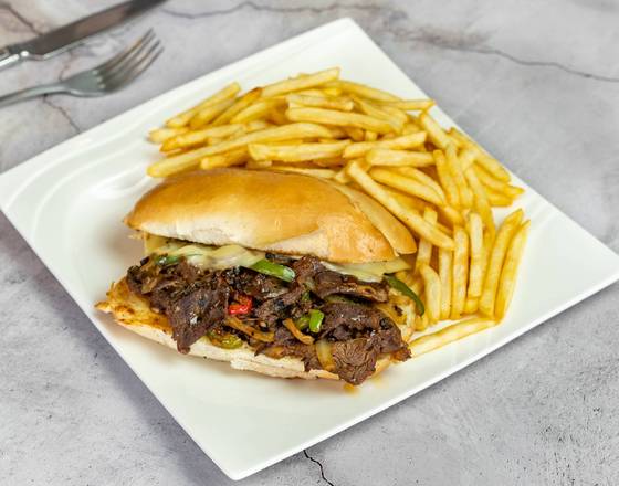 Order Cheese Steak Sandwich food online from City Lunch Restaurant store, San Francisco on bringmethat.com