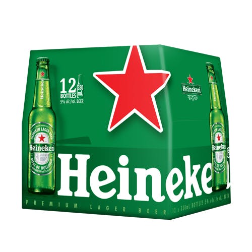 Order Heineken Beer 12 Pack Bottle food online from Mirage Wine & Liquor store, Palm Springs on bringmethat.com