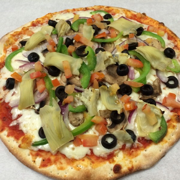 Order Vegetarian Pizza food online from Ipizza store, Newark on bringmethat.com