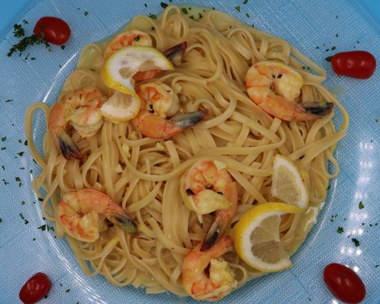 Order Shrimp Scampi food online from Roma Restaurant & Pizzeria store, Clifton on bringmethat.com