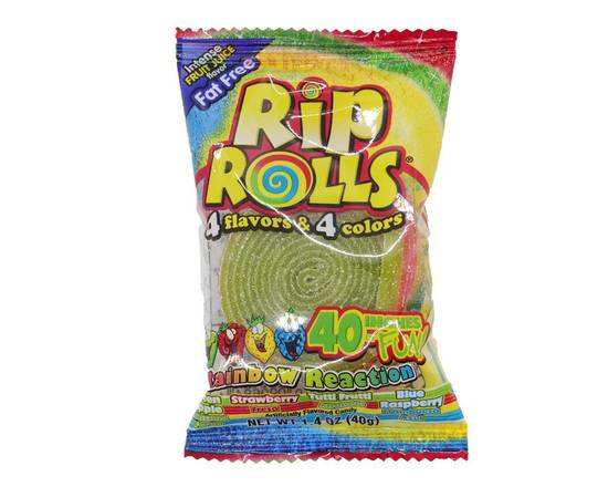 Order Rip Rolls Rainbow Reactions 1.4 oz  food online from Pacific Liquor Market store, Bell Gardens on bringmethat.com