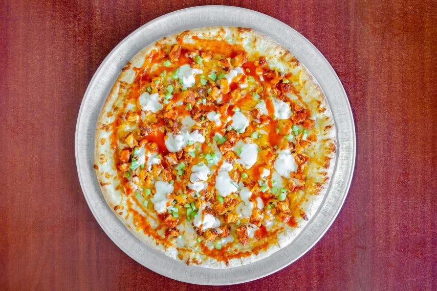 Order Buffalo Chicken Pizza - Small 10” food online from Hope Pizzeria & Catering store, Blairstown on bringmethat.com
