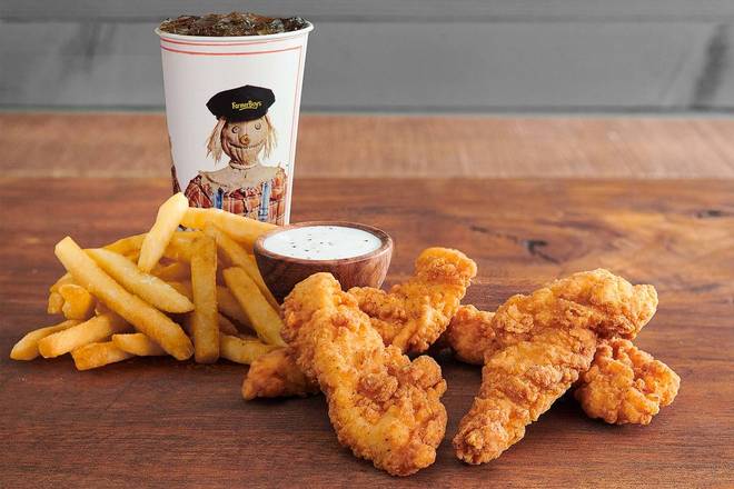 Order 4 pc Chicken Strips Combo food online from Farmer Boys store, San Jacinto on bringmethat.com