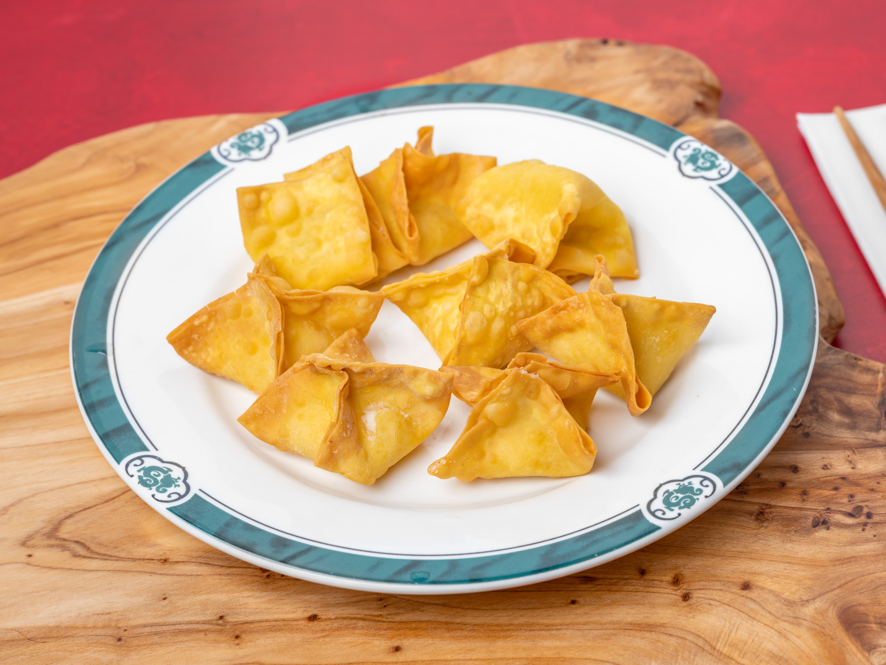 Order A11. Crab Rangoon food online from Golden Dragon store, Athens on bringmethat.com