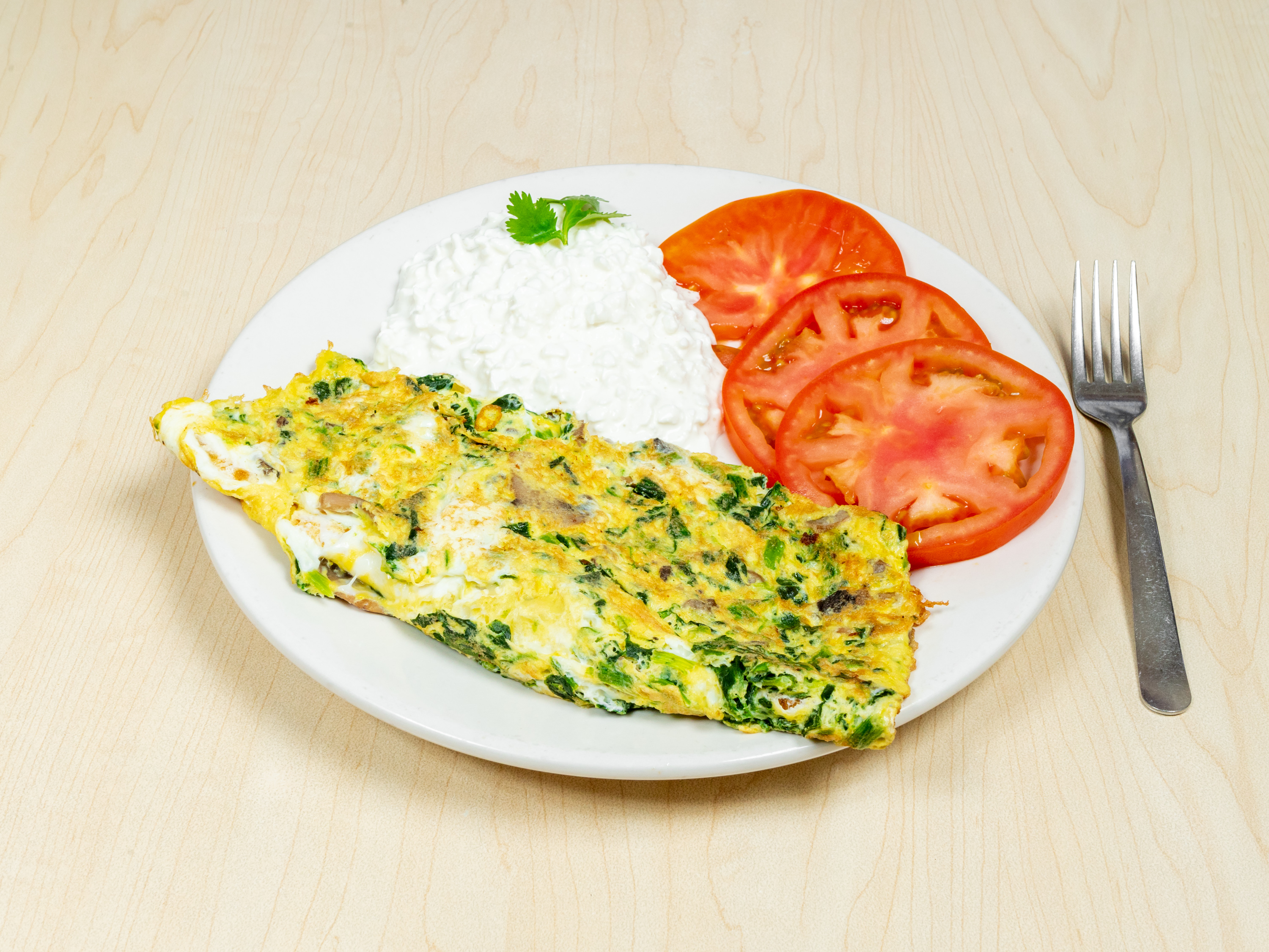 Order Spinachiovelli Omelette  food online from Peaches & Pears store, Chicago on bringmethat.com