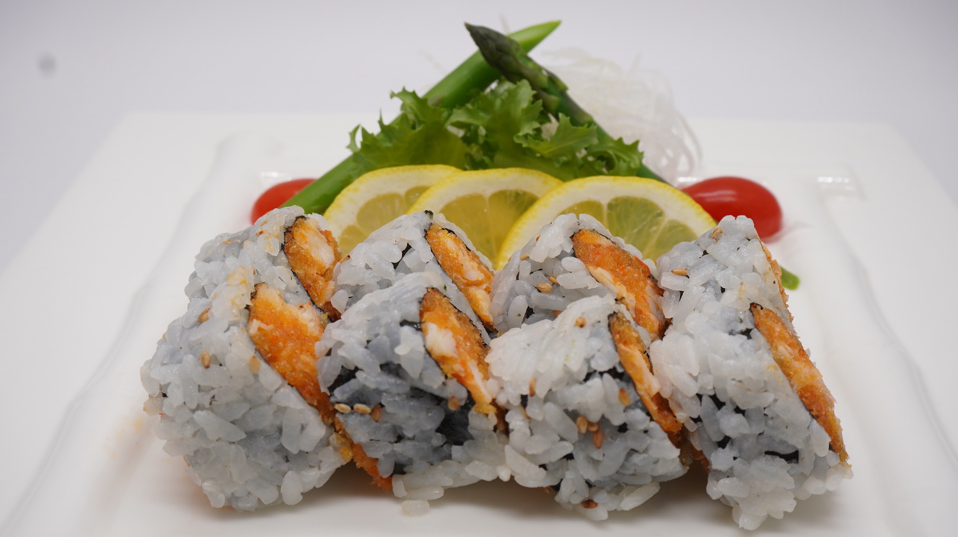 Order Spicy Shrimp Roll food online from Mizu Japanese Restaurant store, Niles on bringmethat.com