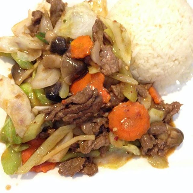 Order Mongolian Beef food online from Wanya Thai Restaurant store, Canyon Country on bringmethat.com