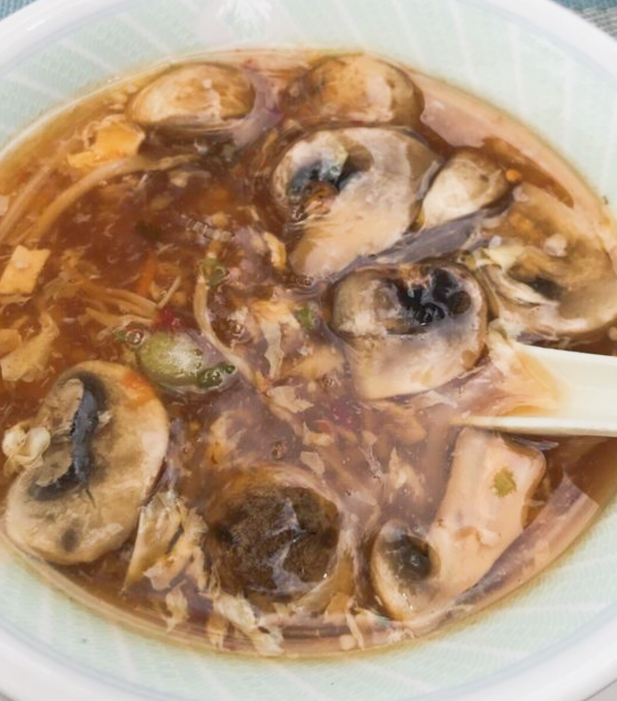 Order Hot and Sour Soup food online from Komo asian cuisine store, Bellmore on bringmethat.com