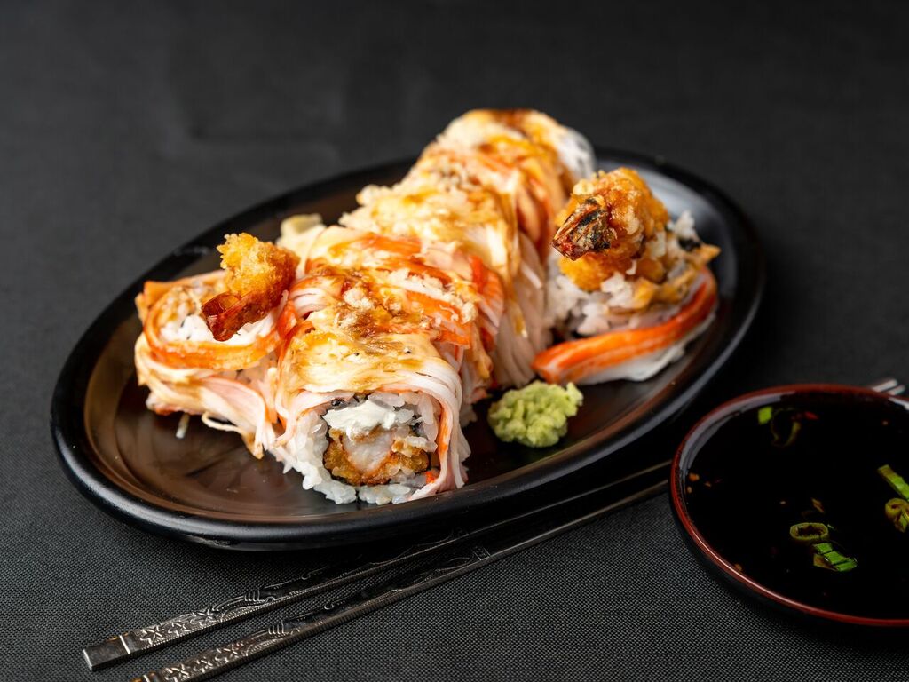 Order SP7. Monster Roll food online from Akari Sushi store, Madison on bringmethat.com