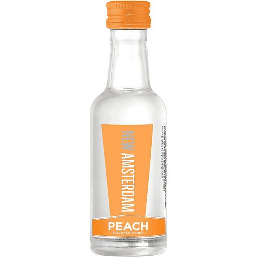 Order New Amsterdam Peach Vodka 50mL (50 ML) 113680 food online from BevMo! store, Colma on bringmethat.com