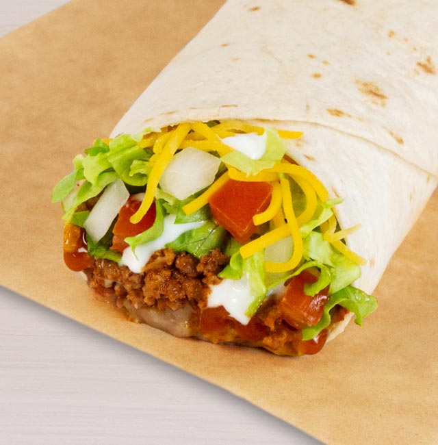 Order Burrito Supreme® food online from Taco Bell store, Hickory on bringmethat.com