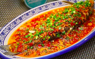 Order 21. Spicy Whole Fish/豆瓣活鱼 food online from Hop Woo store, Los Angeles on bringmethat.com