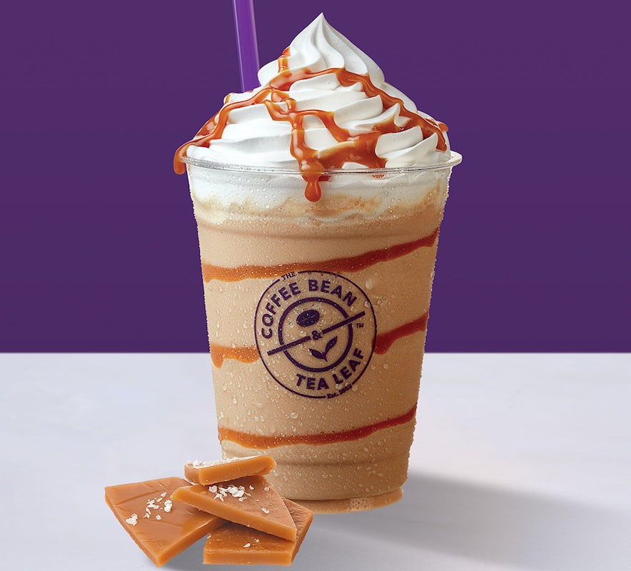 Order Pure Salted Toffee Ice Blended® drink food online from The Coffee Bean & Tea Leaf store, Downey on bringmethat.com