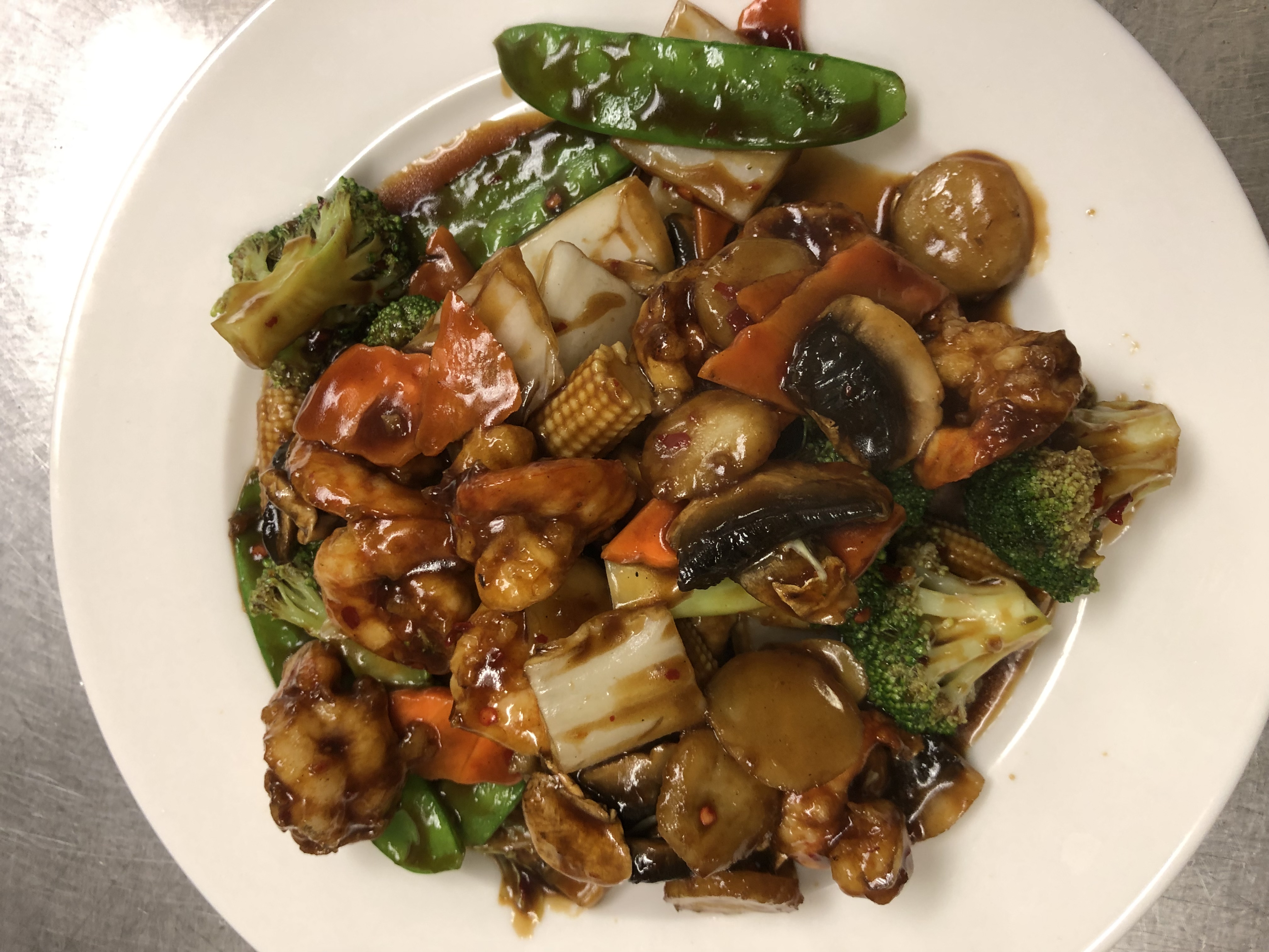 Order Hunan Shrimp Entree food online from Taipei Express store, Houston on bringmethat.com