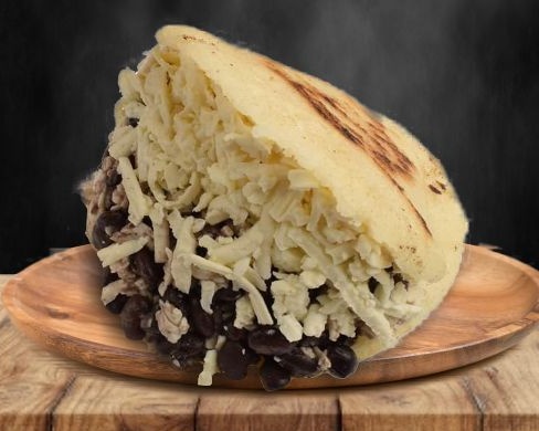 Order Arepa Domino food online from Arepa Mania store, New Rochelle on bringmethat.com